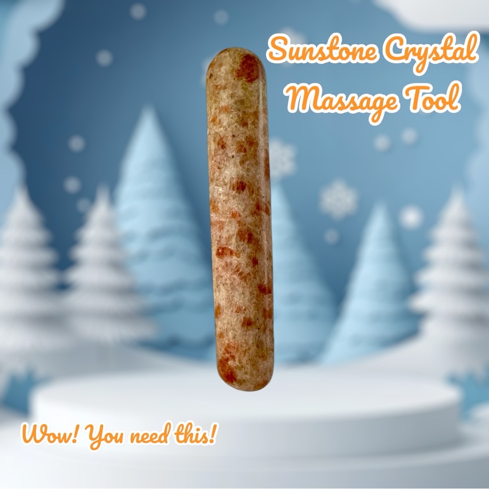 Sunstone Crystal Massage Wand